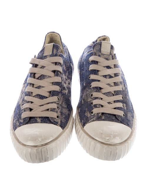 John Varvatos Denim Printed Sneakers