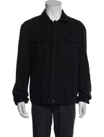 John Varvatos Linen Utility Jacket