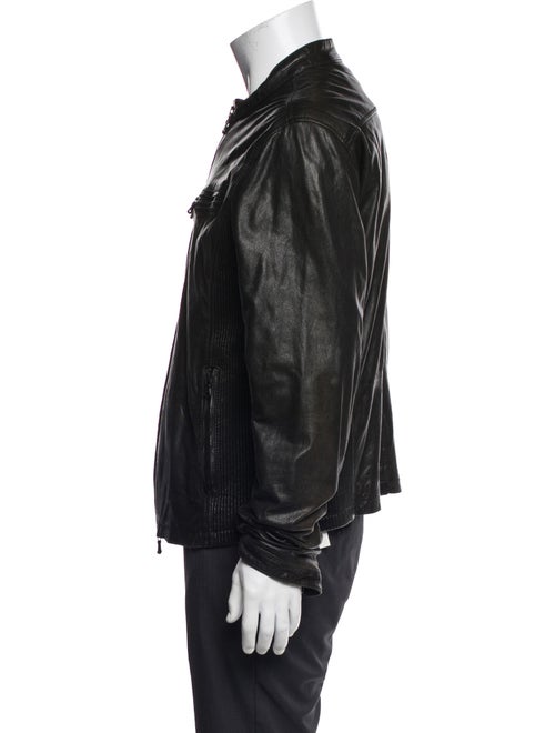John Varvatos Lambskin Moto Jacket