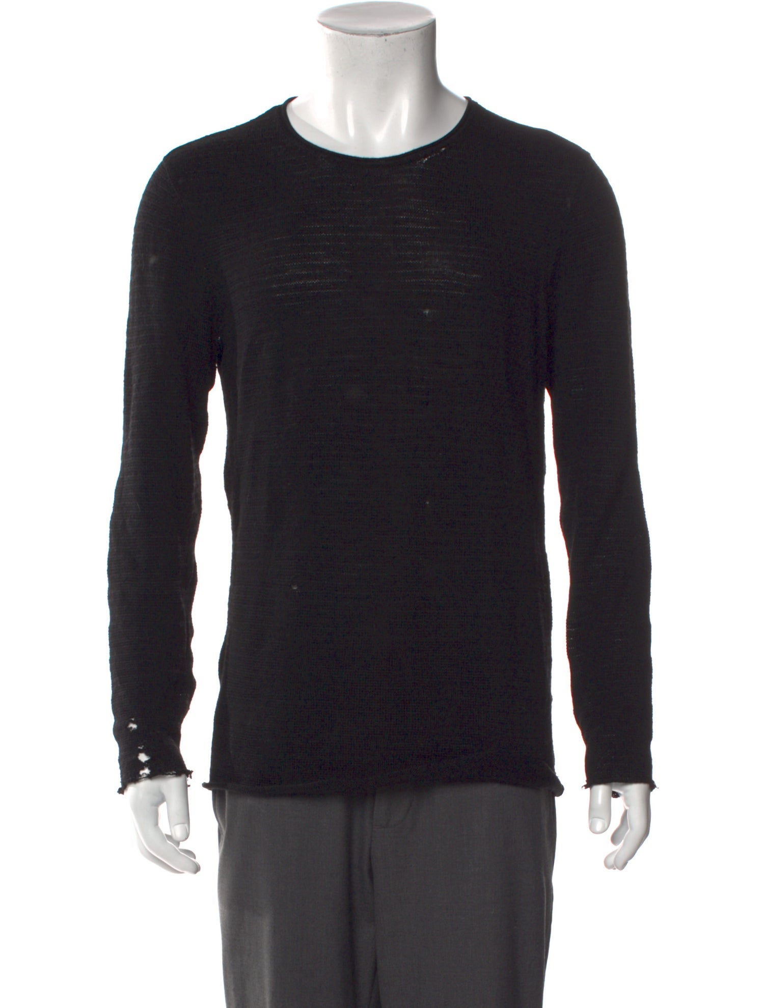 John Varvatos Merino Wool Crew Neck Pullover