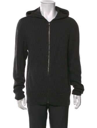 John Varvatos Cashmere V-Neck Hoodie