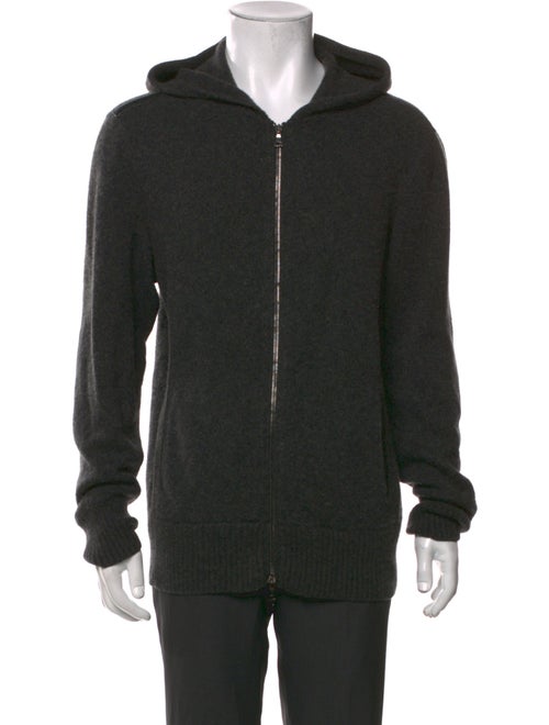 John Varvatos Cashmere V-Neck Hoodie