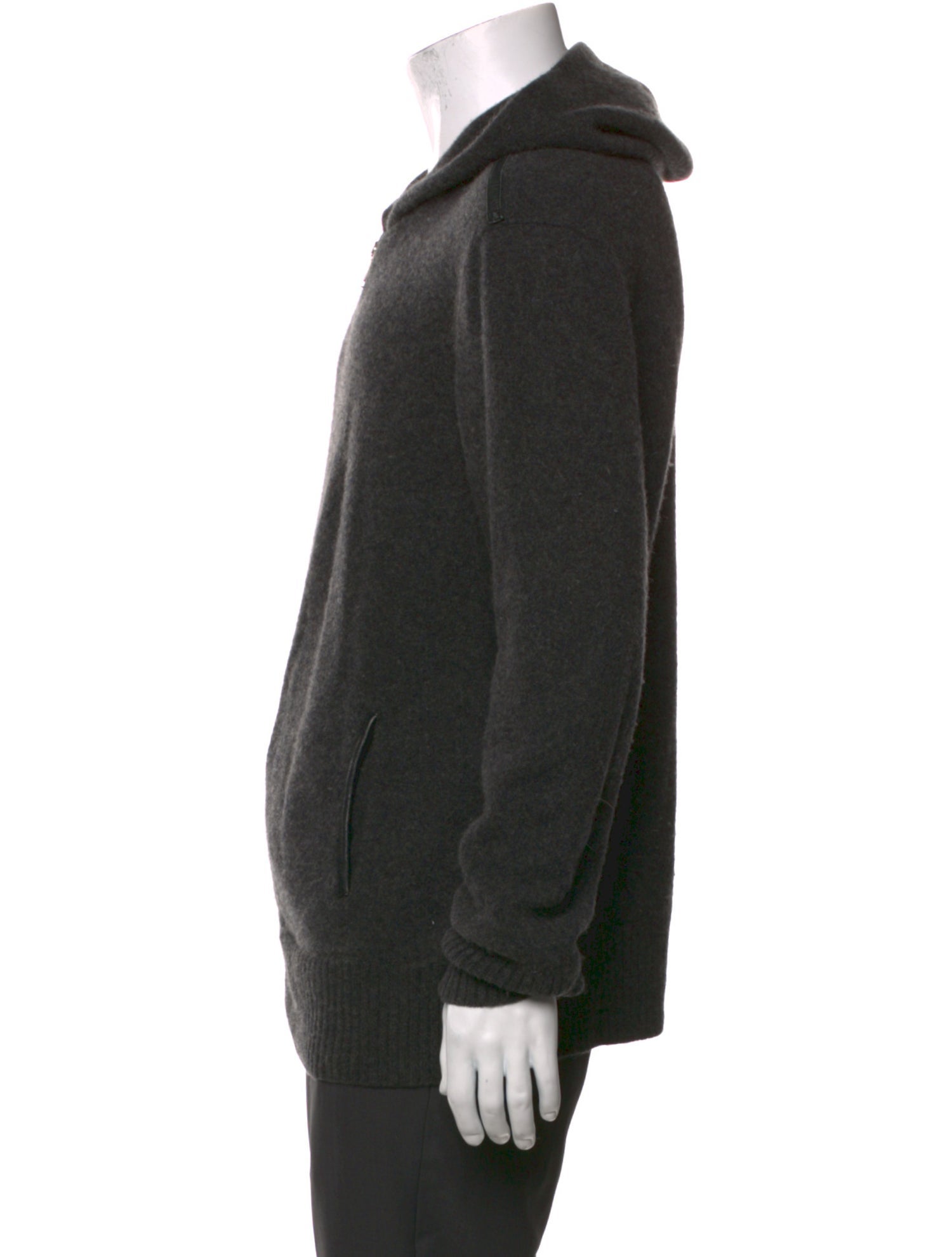 John Varvatos Cashmere V-Neck Hoodie