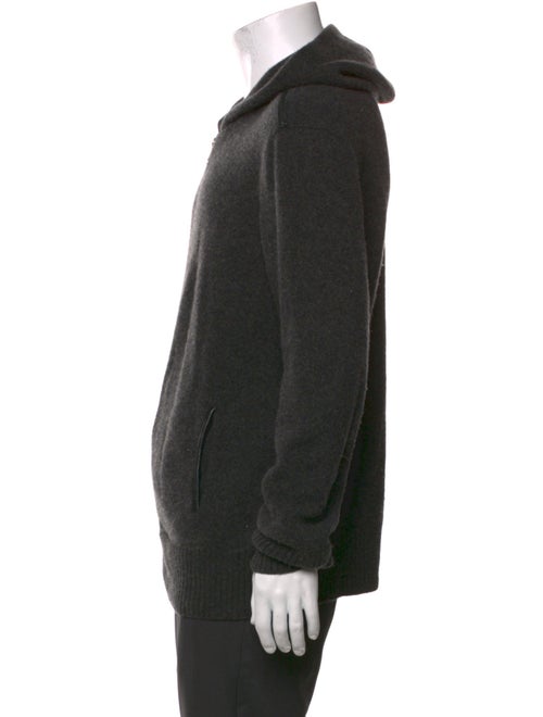 John Varvatos Cashmere V-Neck Hoodie