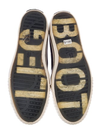 John Varvatos Suede Colorblock Pattern Sneakers