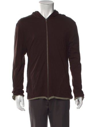 John Varvatos Crew Neck Long Sleeve Hoodie