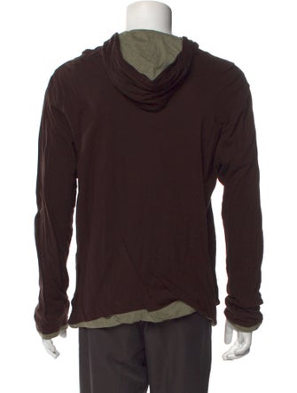John Varvatos Crew Neck Long Sleeve Hoodie