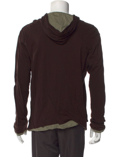 John Varvatos Crew Neck Long Sleeve Hoodie