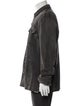 John Varvatos Goat Leather Utility Jacket
