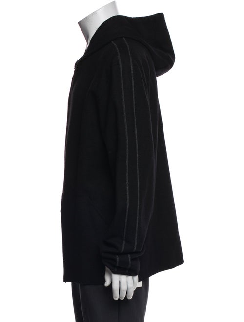 John Varvatos Merino Wool V-Neck Hoodie