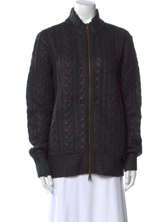 John Varvatos Wool Mock Neck Sweater