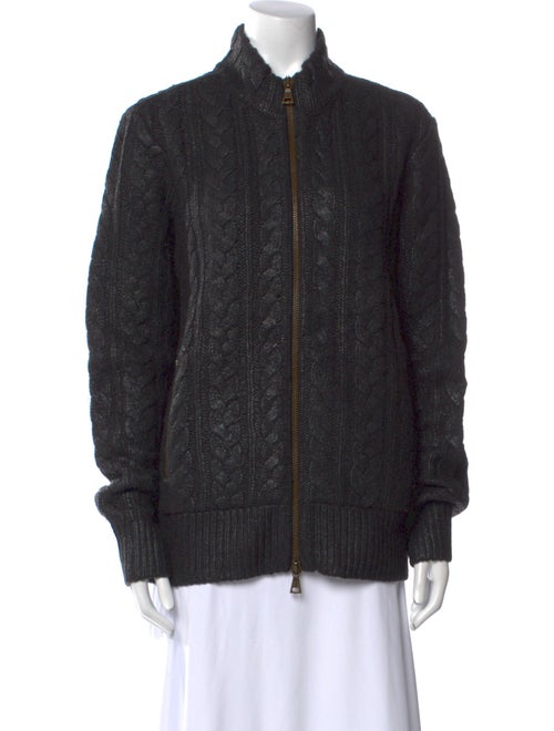 John Varvatos Wool Mock Neck Sweater