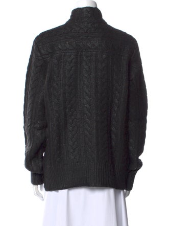 John Varvatos Wool Mock Neck Sweater