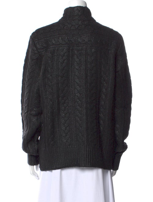 John Varvatos Wool Mock Neck Sweater