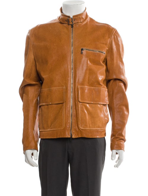 John Varvatos Lambskin Utility Jacket