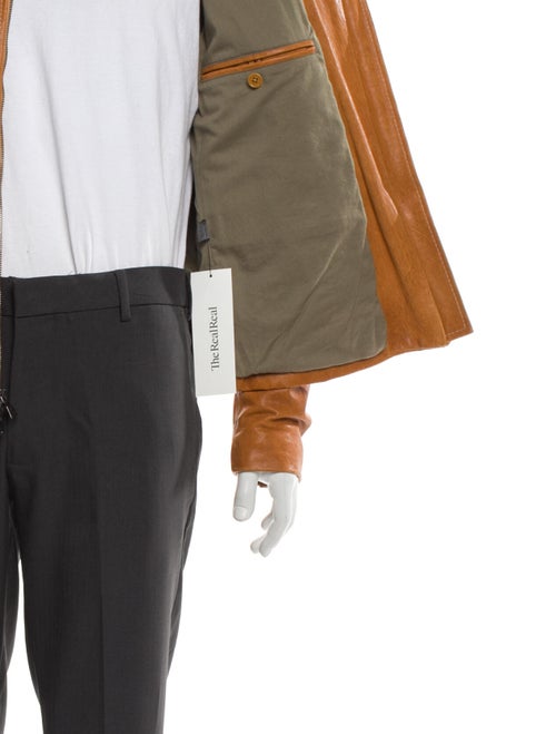 John Varvatos Lambskin Utility Jacket