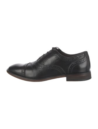 John Varvatos Leather Lasercut Accents Brogues