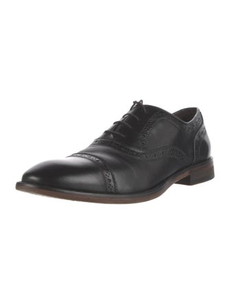 John Varvatos Leather Lasercut Accents Brogues