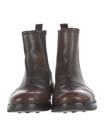 John Varvatos Leather Chelsea Boots