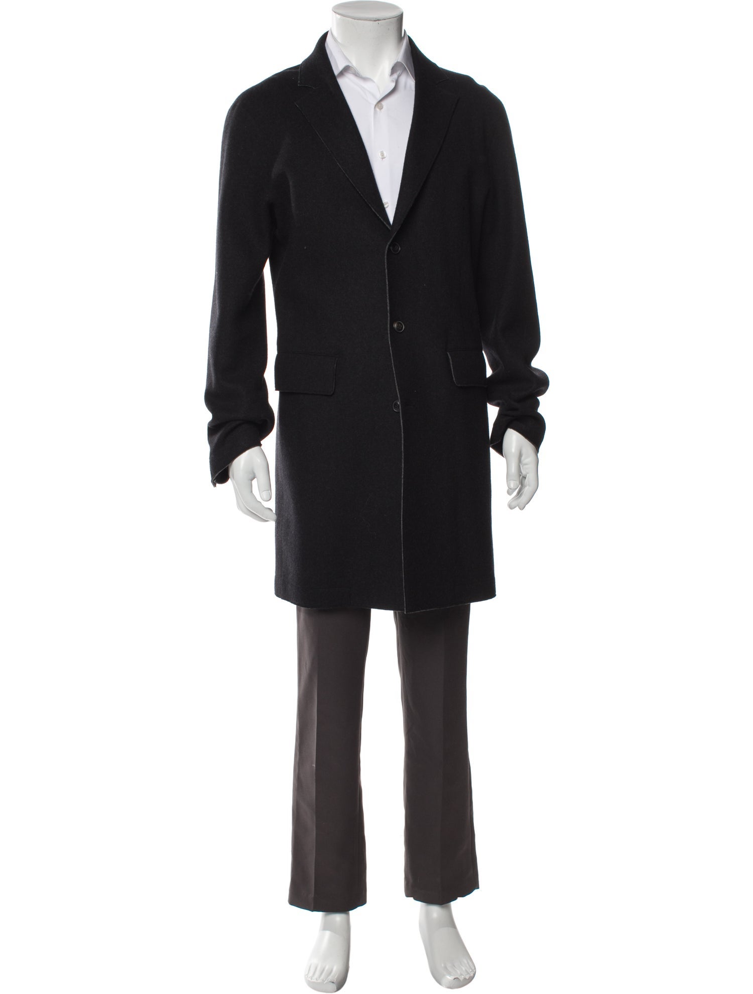 John Varvatos Wool Overcoat