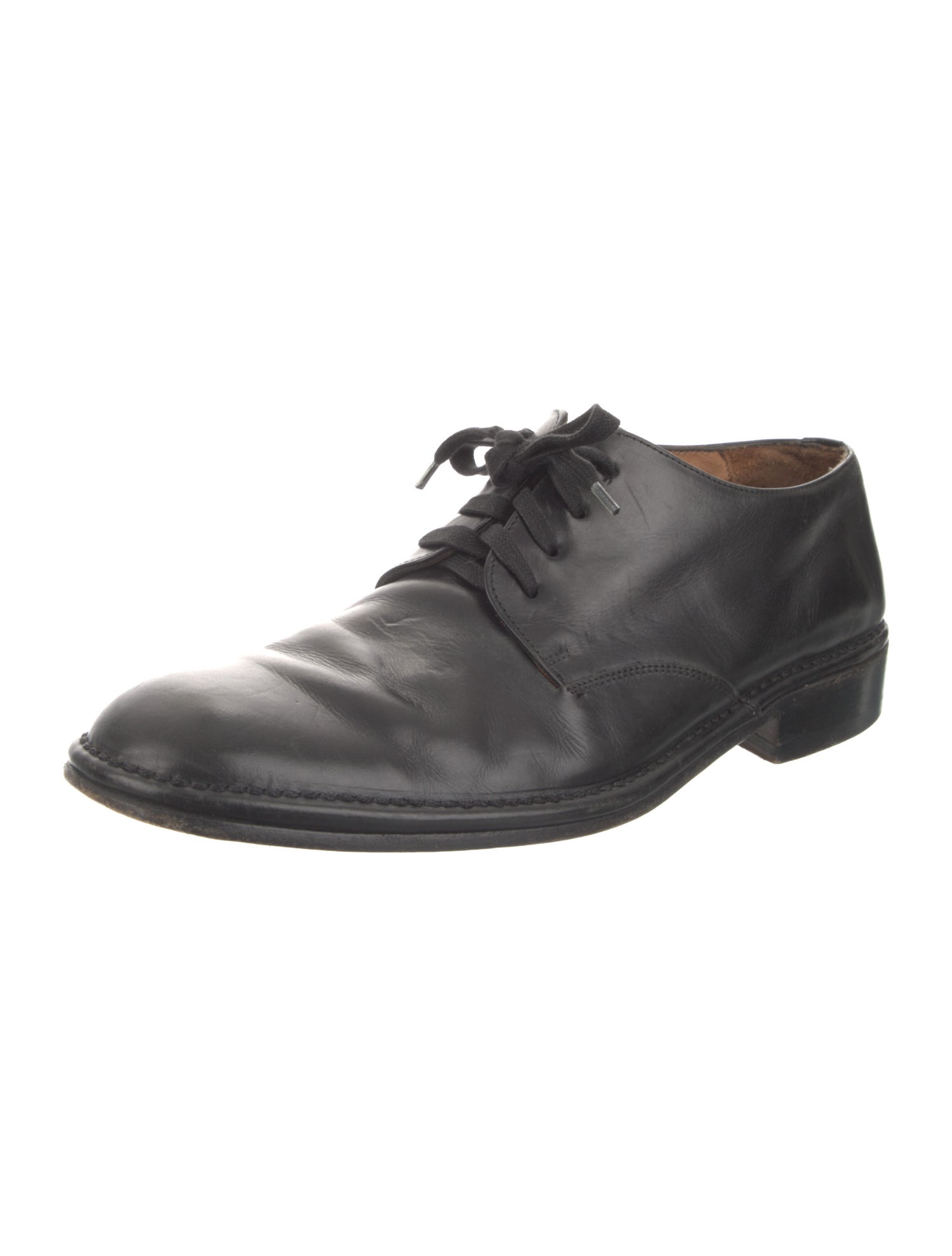 John Varvatos Leather Derby Shoes