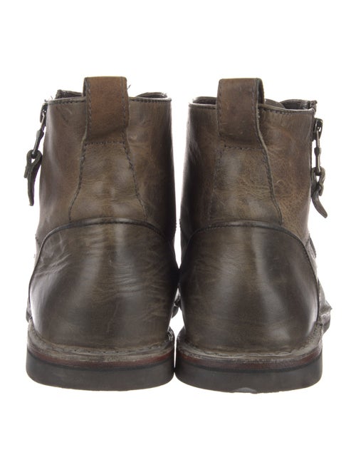 John Varvatos Leather Lace-Up Boots