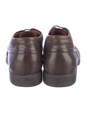John Varvatos Leather Derby Shoes