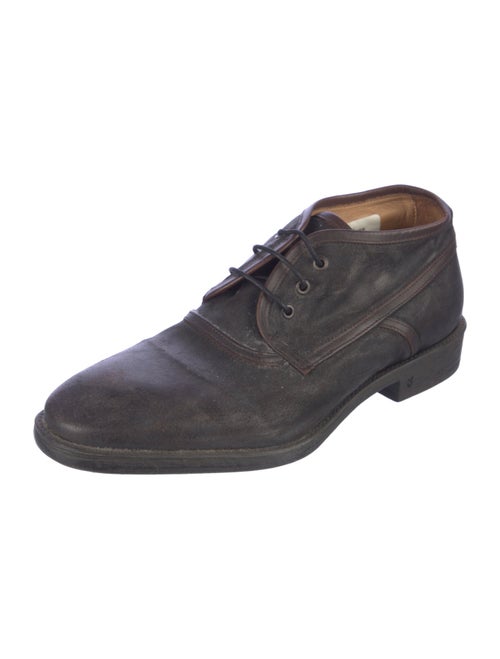 John Varvatos Leather Derby Shoes