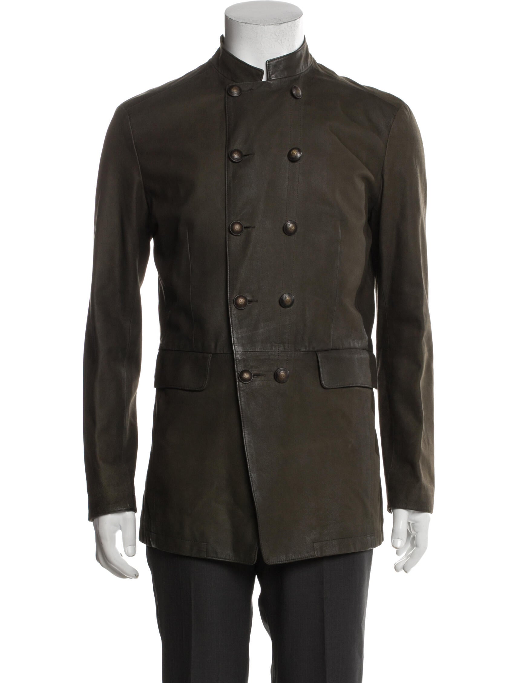 John Varvatos Suede Peacoat
