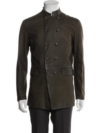 John Varvatos Suede Peacoat