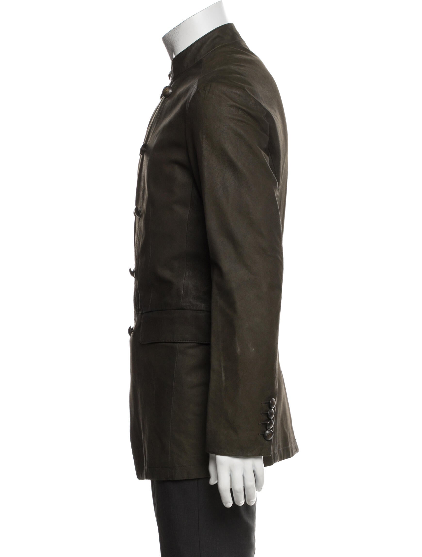 John Varvatos Suede Peacoat