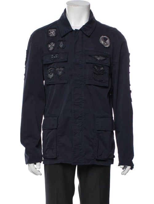 John Varvatos Graphic Print Utility Jacket