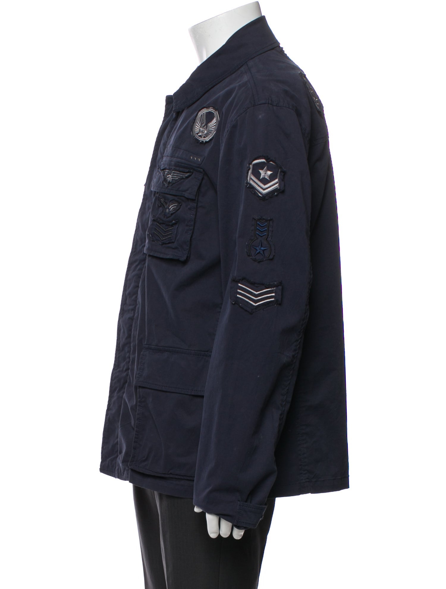 John Varvatos Graphic Print Utility Jacket