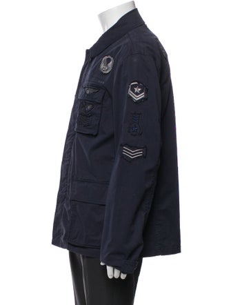 John Varvatos Graphic Print Utility Jacket