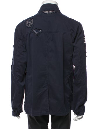 John Varvatos Graphic Print Utility Jacket