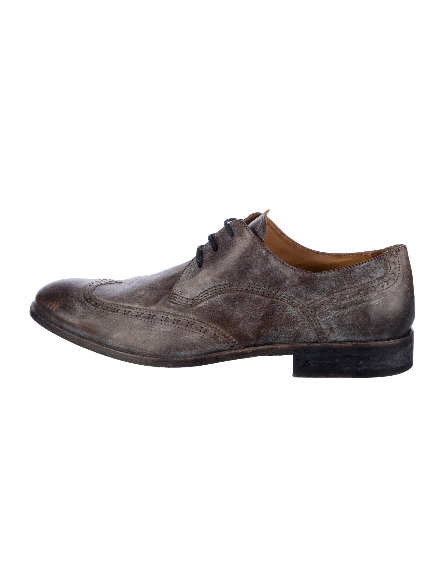 John Varvatos Leather Derby Shoes