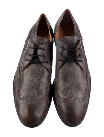 John Varvatos Leather Derby Shoes