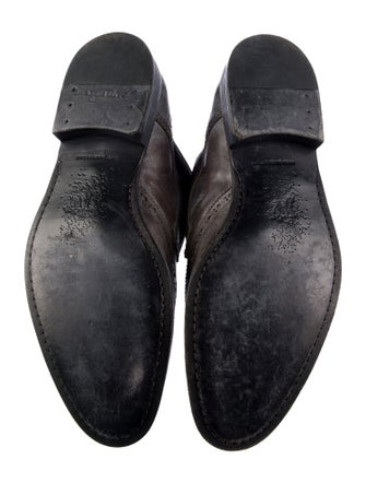 John Varvatos Leather Derby Shoes