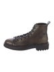 John Varvatos Leather Lace-Up Boots
