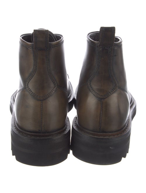 John Varvatos Leather Lace-Up Boots