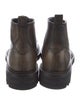 John Varvatos Leather Lace-Up Boots