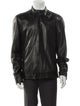 John Varvatos Lamb Leather Moto Jacket