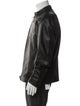 John Varvatos Lamb Leather Moto Jacket