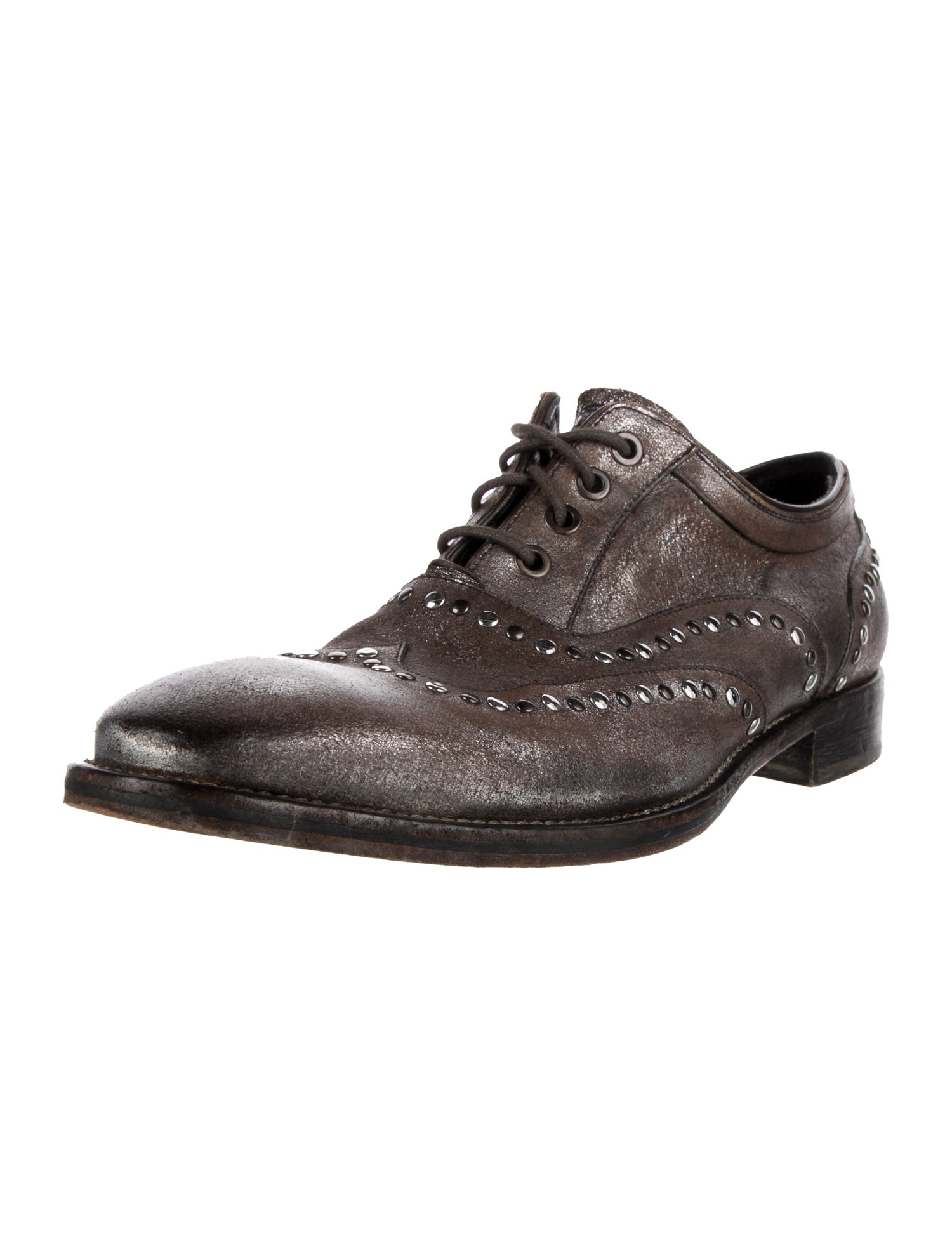 John Varvatos Leather Spectators