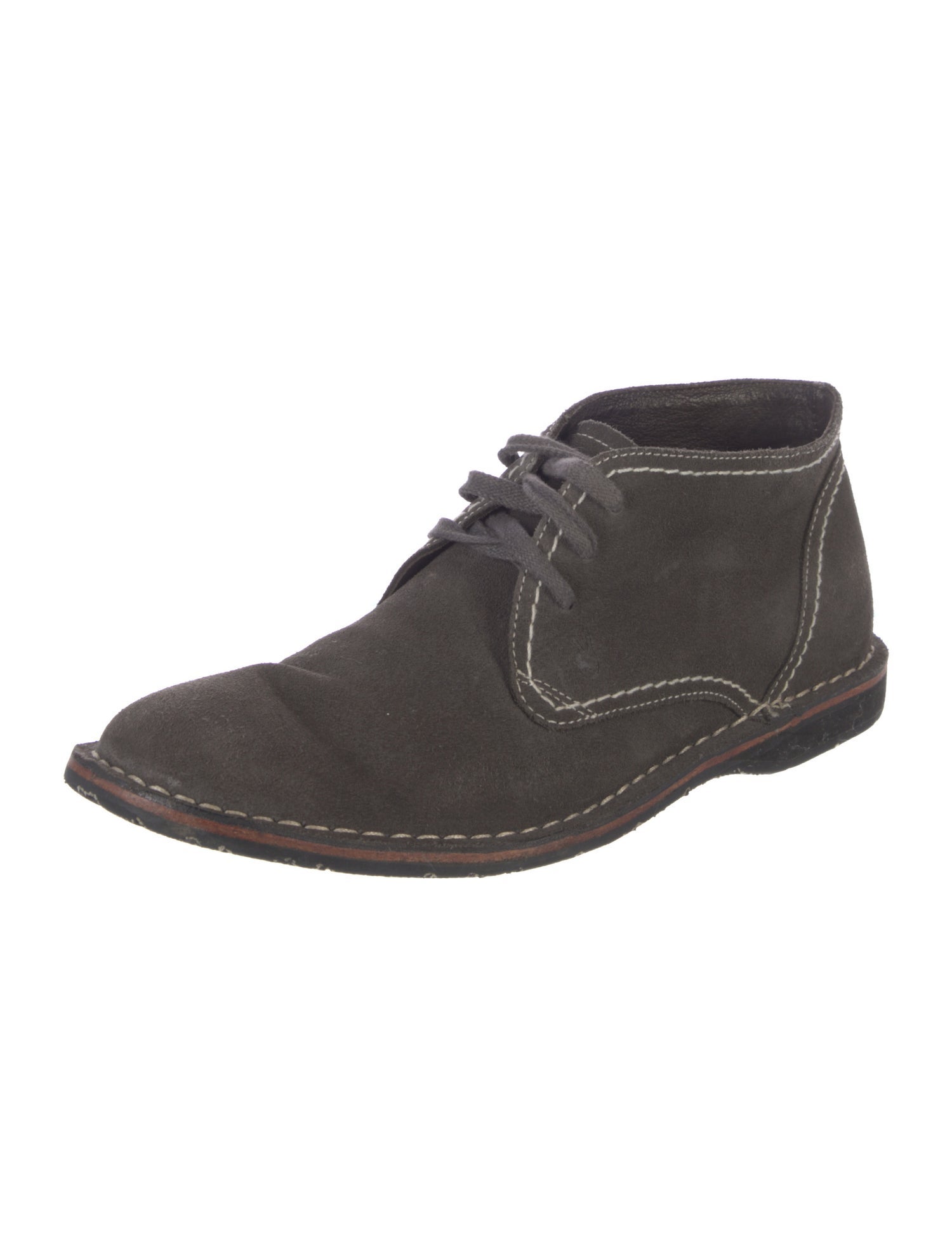 John Varvatos Suede Lace-Up Boots