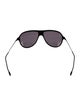 John Varvatos Aviator Mirrored Sunglasses
