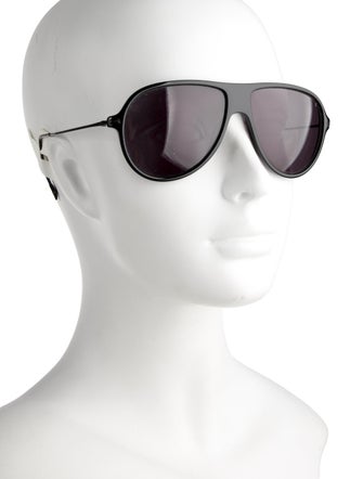 John Varvatos Aviator Mirrored Sunglasses