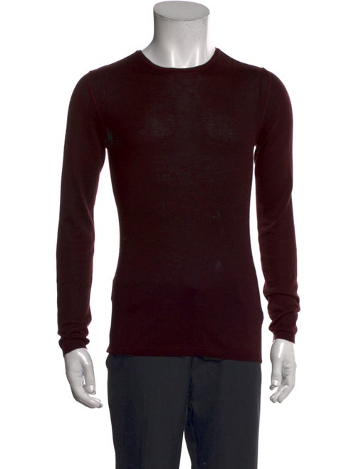 John Varvatos Silk Crew Neck Pullover
