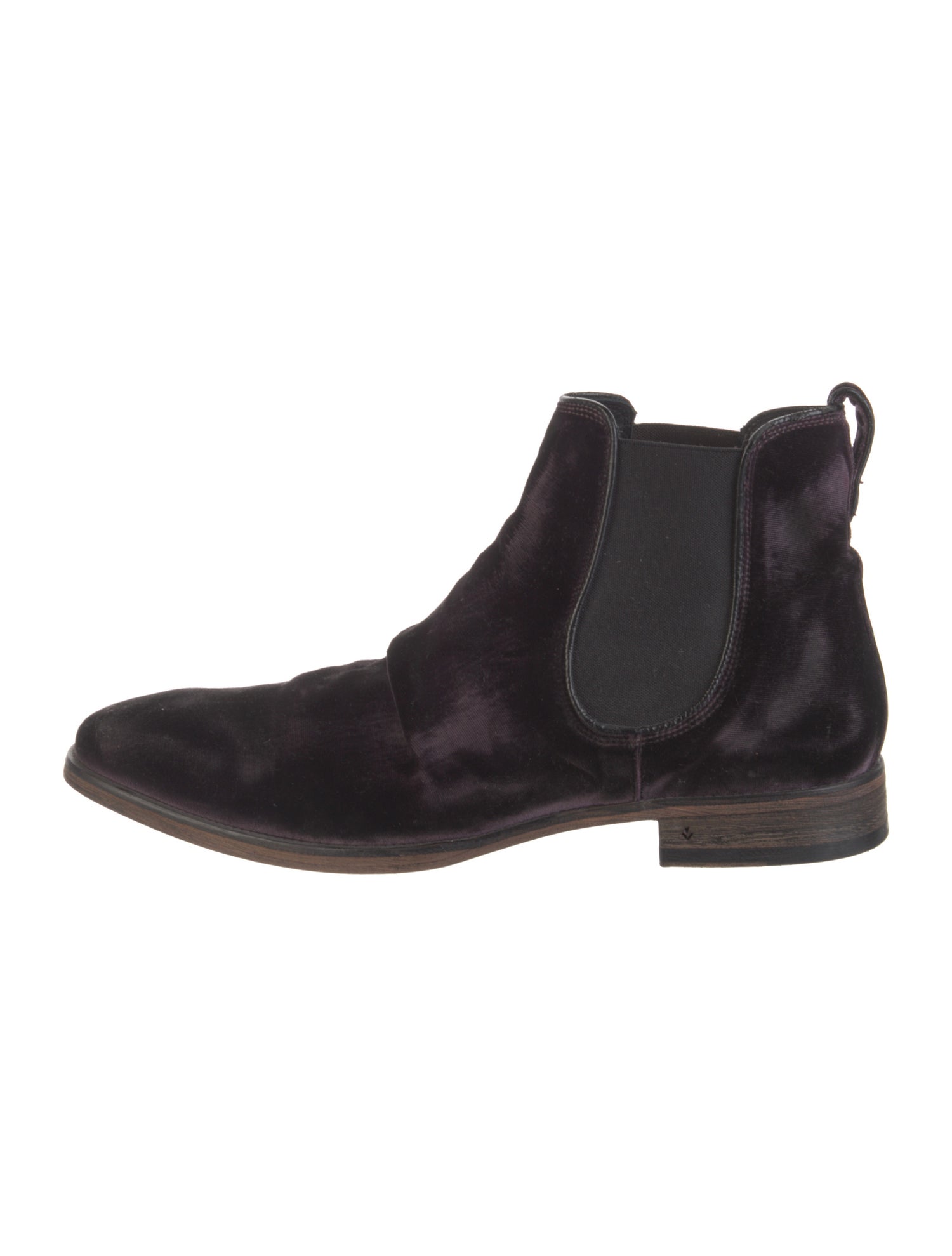 John Varvatos Velvet Chelsea Boots