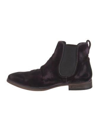John Varvatos Velvet Chelsea Boots